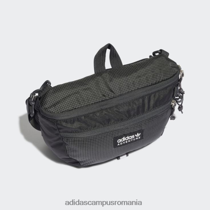 adidas campus romania geanta de talie neagra de aventura mare fierbinte unisex negru J266N28215