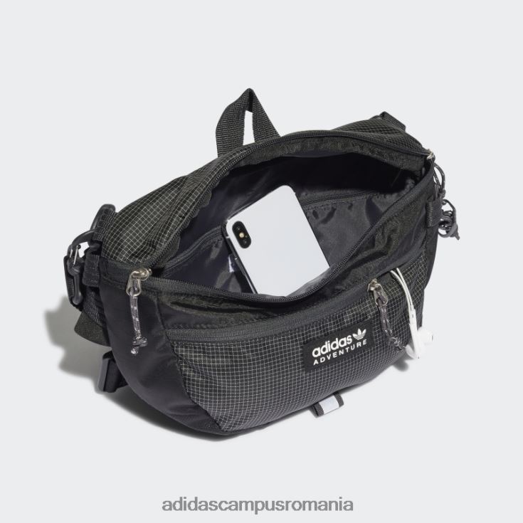 adidas campus romania geanta de talie neagra de aventura mare fierbinte unisex negru J266N28215
