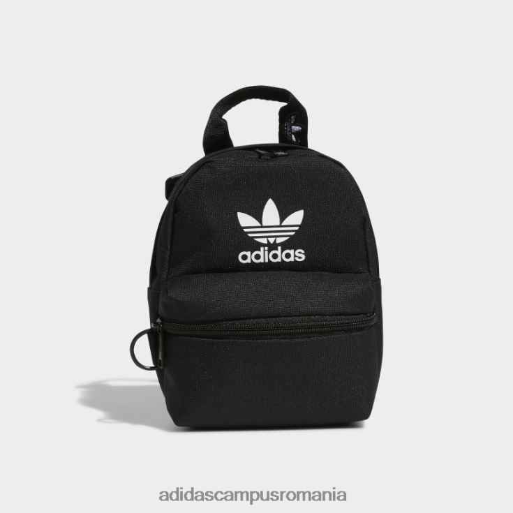 adidas campus romania mini rucsac trefoil negru 2.0 unisex alb negru J266N28105