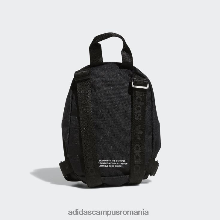 adidas campus romania mini rucsac trefoil negru 2.0 unisex alb negru J266N28105