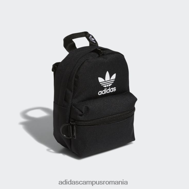 adidas campus romania mini rucsac trefoil negru 2.0 unisex alb negru J266N28105