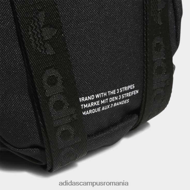 adidas campus romania mini rucsac trefoil negru 2.0 unisex alb negru J266N28105