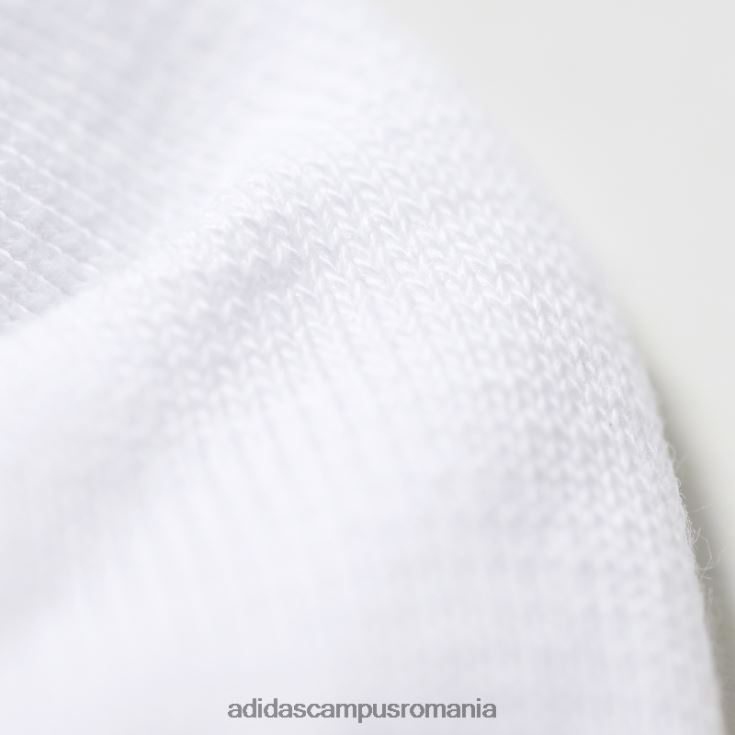 adidas campus romania șosete cu căptușeală albă trefoil - 3 perechi unisex alb negru J266N21727