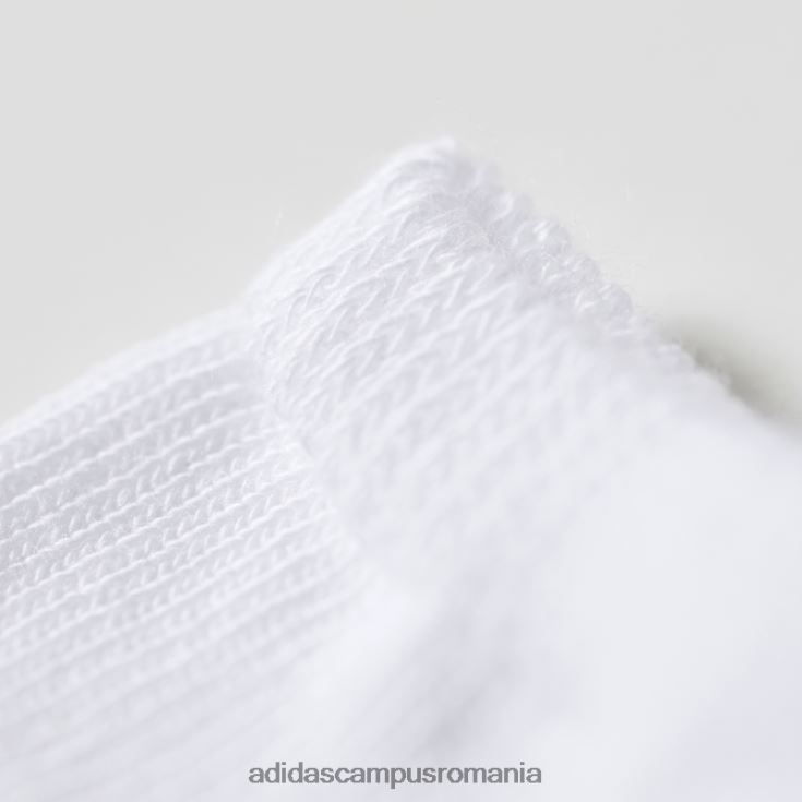 adidas campus romania șosete cu căptușeală albă trefoil - 3 perechi unisex alb negru J266N21727