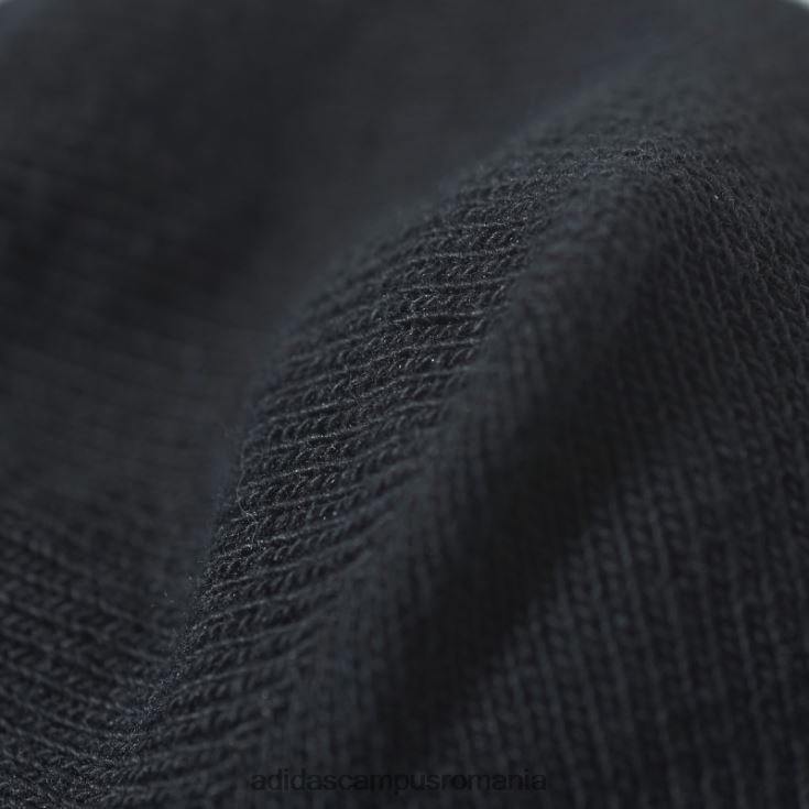 adidas campus romania șosete cu căptușeală trefoil - 3 perechi negre unisex alb negru J266N21724