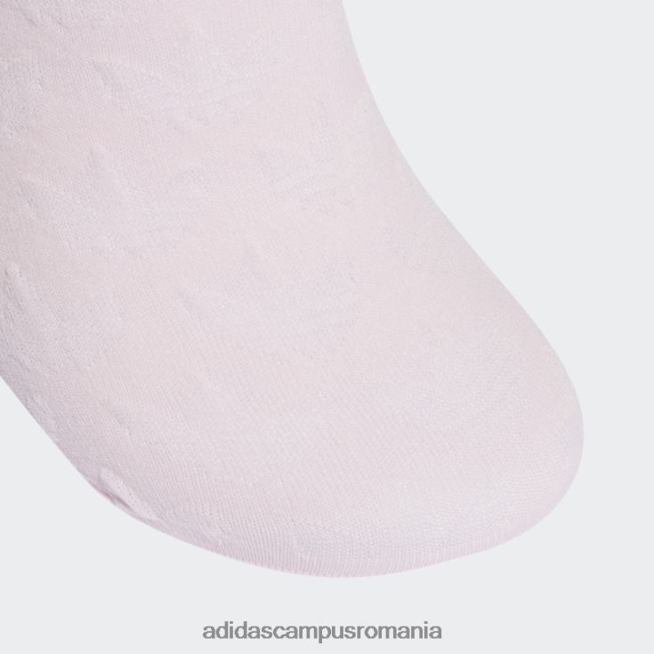 adidas campus romania șosete jacquard trefoil crew 2 perechi alb unisex alb/roz J266N215638