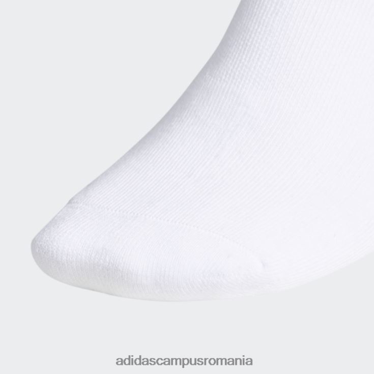 adidas campus romania șosete sferturi trefoil 3 perechi albi unisex alb J266N28084