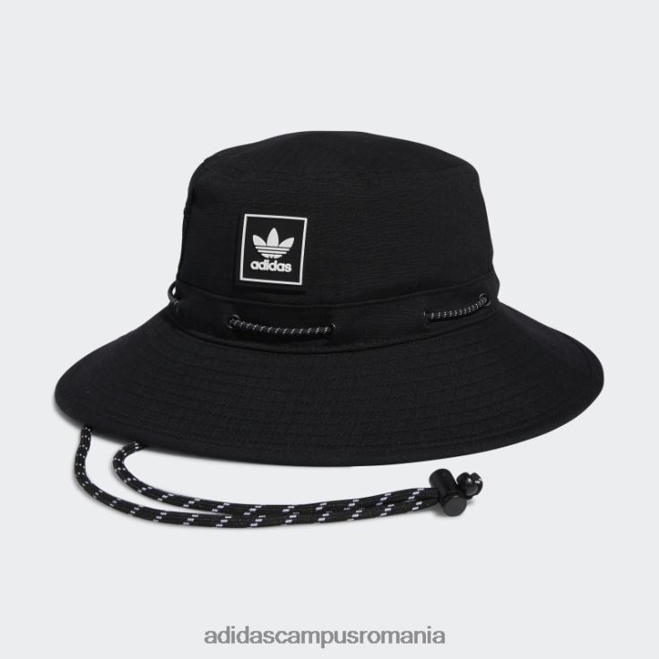 adidas campus romania pălărie boonie neagră unisex alb negru J266N27592