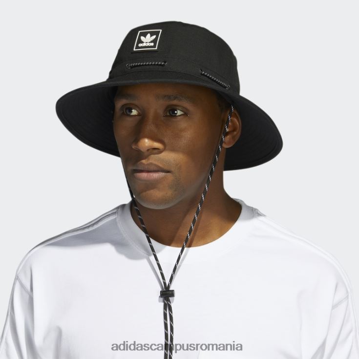 adidas campus romania pălărie boonie neagră unisex alb negru J266N27592