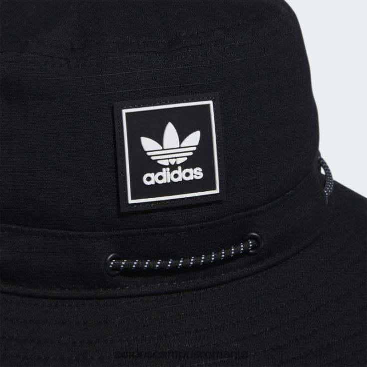 adidas campus romania pălărie boonie neagră unisex alb negru J266N27592