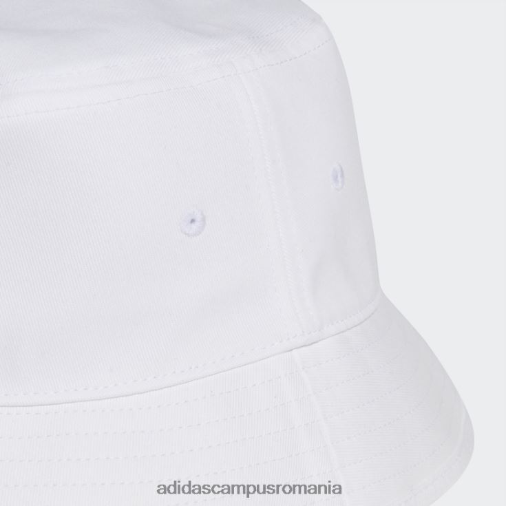 adidas campus romania pălărie cu găleată trefoil albă unisex alb J266N27382