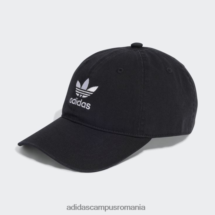 adidas campus romania pălărie de baseball neagră adicolor classics trefoil stonewashed adidas unisex negru J266N27755