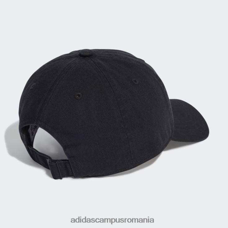 adidas campus romania pălărie de baseball neagră adicolor classics trefoil stonewashed adidas unisex negru J266N27755