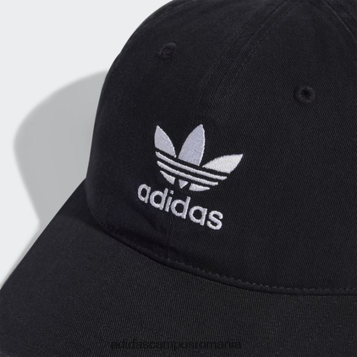 adidas campus romania pălărie de baseball neagră adicolor classics trefoil stonewashed adidas unisex negru J266N27755