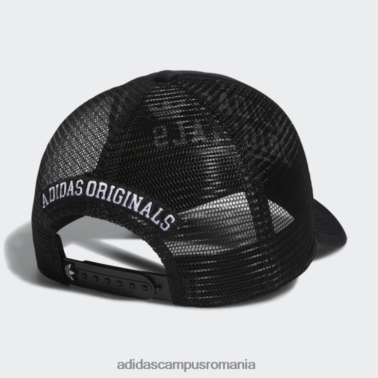 adidas campus romania pălărie de camion neagră unisex alb negru J266N27814