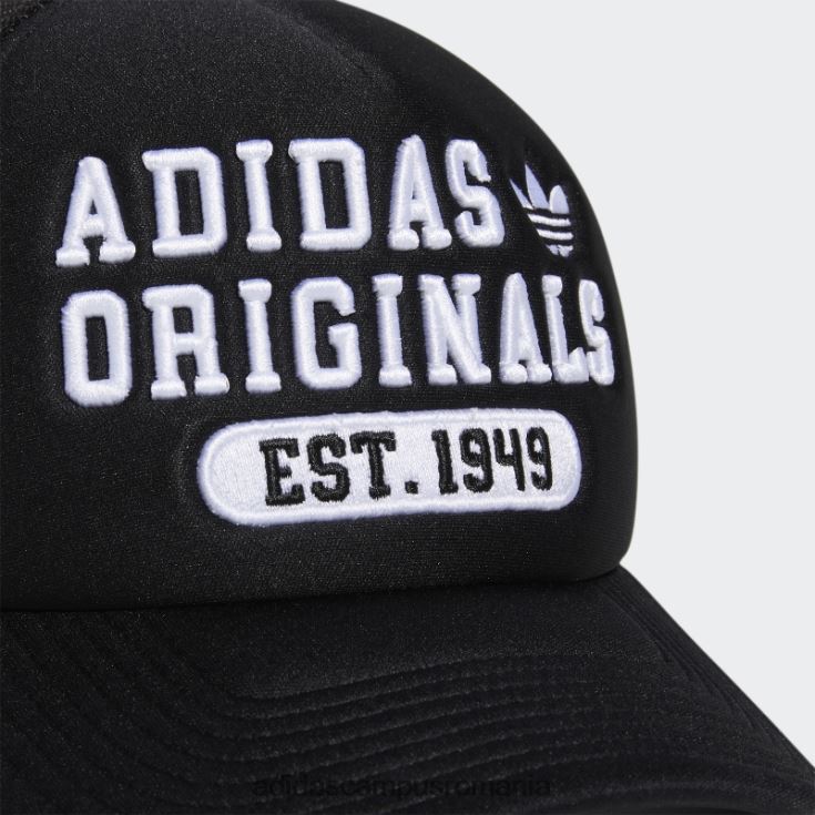 adidas campus romania pălărie de camion neagră unisex alb negru J266N27814