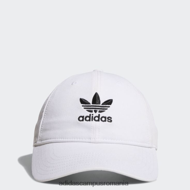 adidas campus romania pălărie neagră relaxată cu bretele unisex alb negru J266N28063