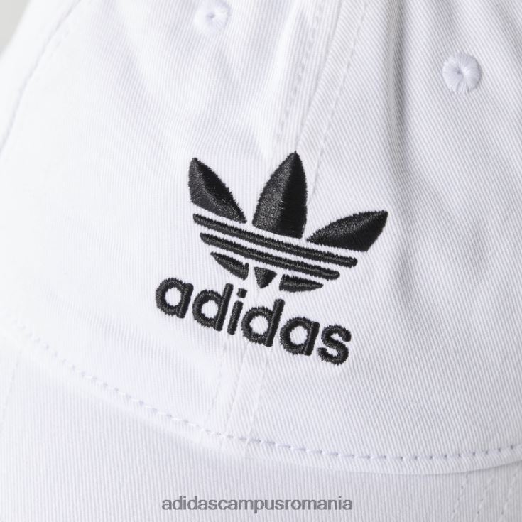 adidas campus romania pălărie neagră relaxată cu bretele unisex alb negru J266N28063