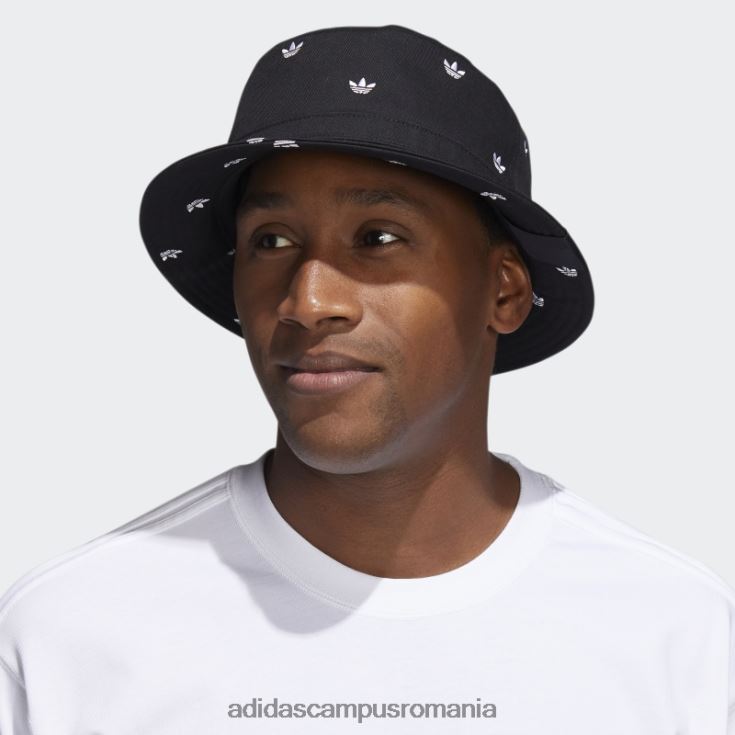 adidas campus romania pălărie neagră tip trefoil cu imprimeu unisex negru J266N28164