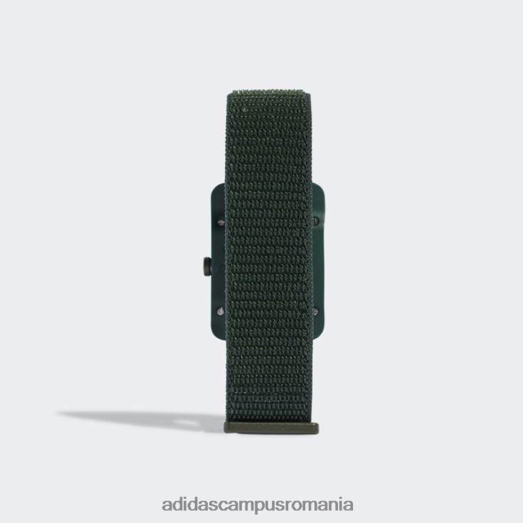 adidas campus romania un ceas retro pop din gunmetal mat unisex mat gunmetal/verde mineral J266N215760