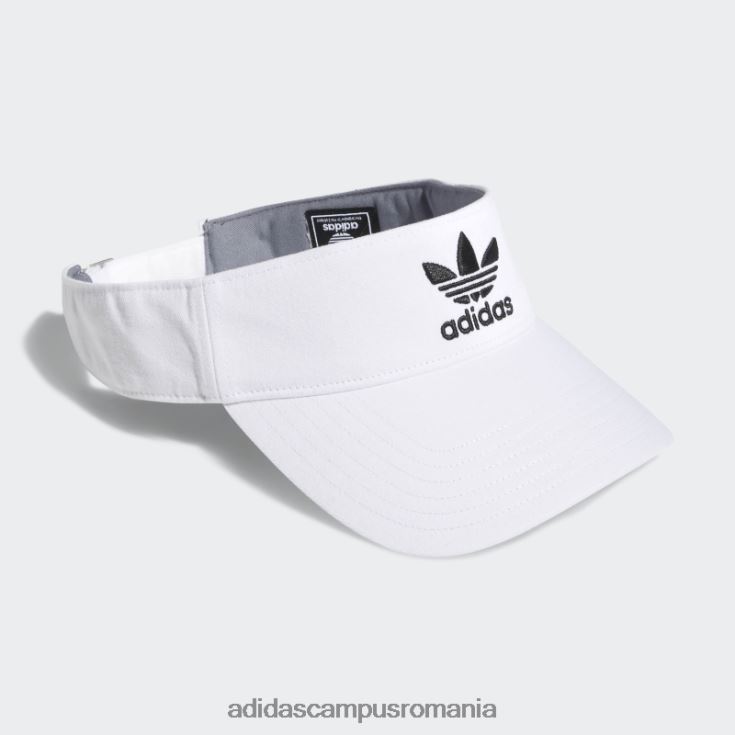 adidas campus romania vizor din twill alb unisex alb J266N28123