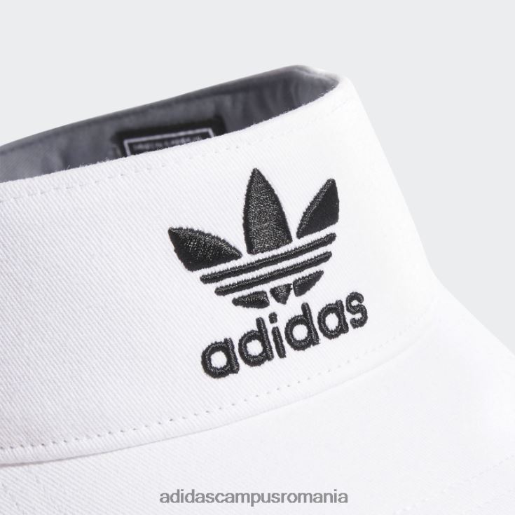 adidas campus romania vizor din twill alb unisex alb J266N28123