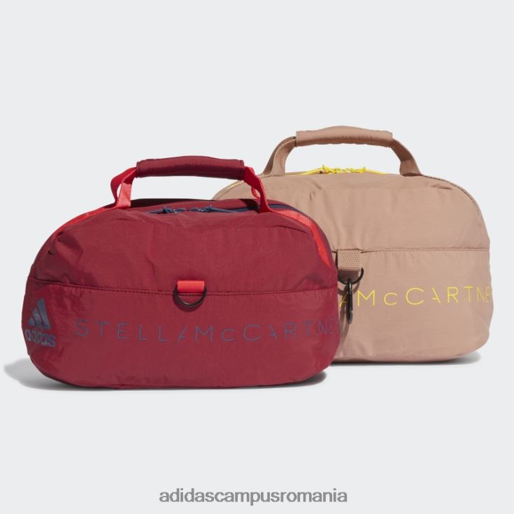 adidas campus romania by stella mccartney set de geanți de voiaj fashion burgundy unisex visiniu/albastru/camel/galben J266N210913