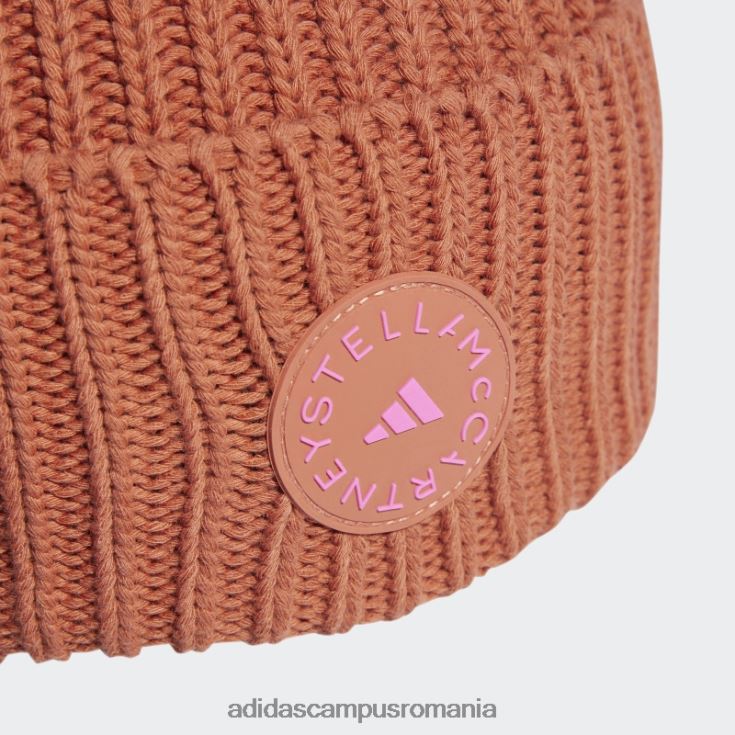 adidas campus romania de stella mccartney beanie pământ fierbinte unisex pământ/roz J266N224316