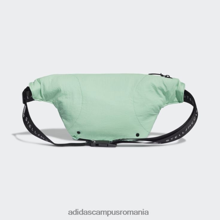 adidas campus romania de stella mccartney geantă convertibilă verde fierbinte unisex verde/negru/alb J266N23276
