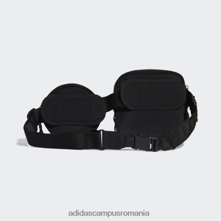 adidas campus romania geantă neagră by stella mccartney unisex alb negru J266N210887