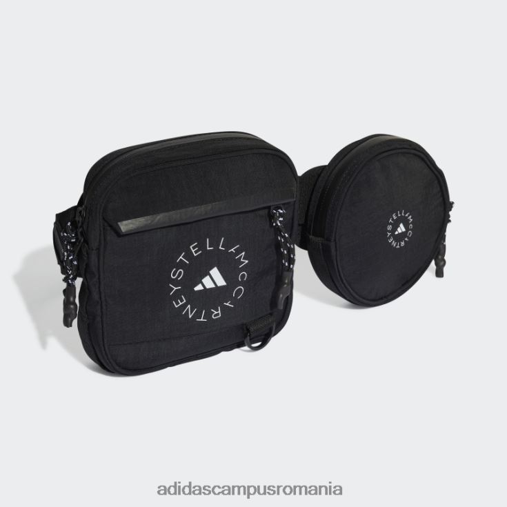 adidas campus romania geantă neagră by stella mccartney unisex alb negru J266N210887