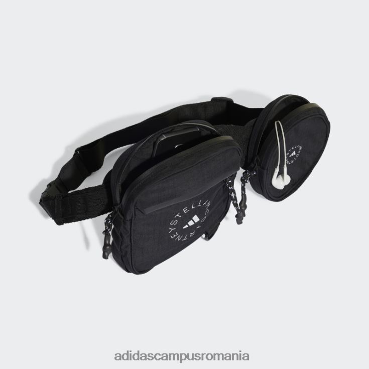 adidas campus romania geantă neagră by stella mccartney unisex alb negru J266N210887