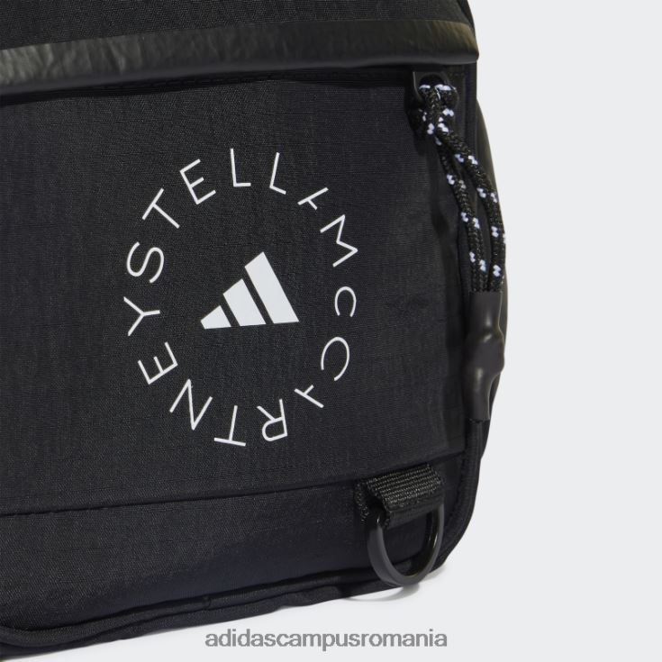 adidas campus romania geantă neagră by stella mccartney unisex alb negru J266N210887