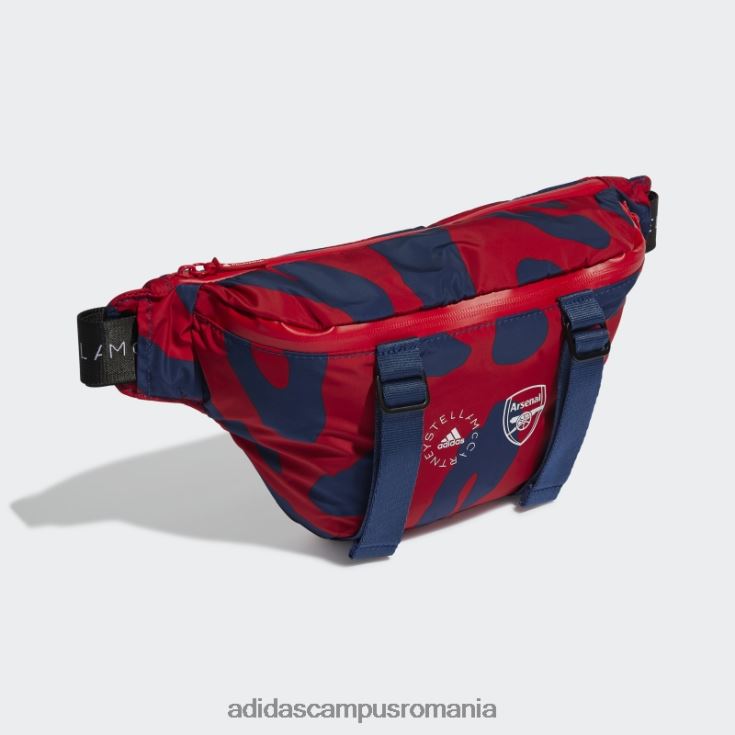 adidas campus romania mystery blue arsenal fc x by stella mccartney geantă convertibilă la modă unisex mister albastru/stacojiu J266N23299
