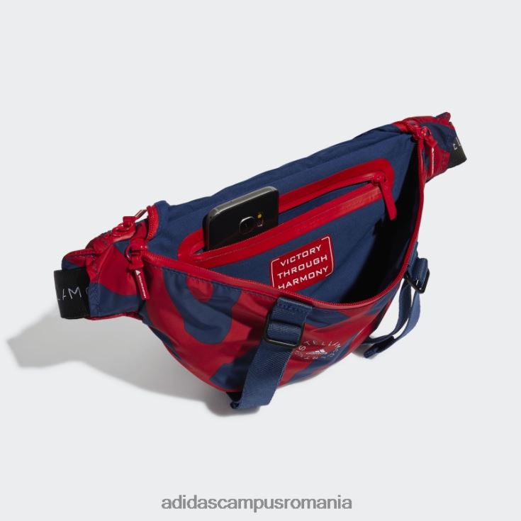 adidas campus romania mystery blue arsenal fc x by stella mccartney geantă convertibilă la modă unisex mister albastru/stacojiu J266N23299