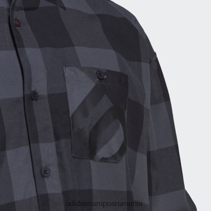adidas campus romania cinci zece marca de cămașă de flanel curajos (gen neutru) gri adidas unisex gri/negru J266N25556