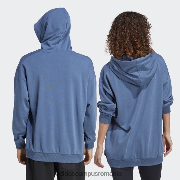 adidas campus romania hanorac cu logo mare steel terrex (gen neutru) adidas unisex oţel J266N25985