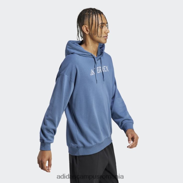 adidas campus romania hanorac cu logo mare steel terrex (gen neutru) adidas unisex oţel J266N25985