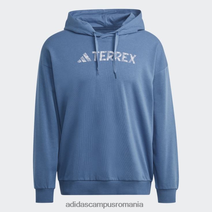 adidas campus romania hanorac cu logo mare steel terrex (gen neutru) adidas unisex oţel J266N25985