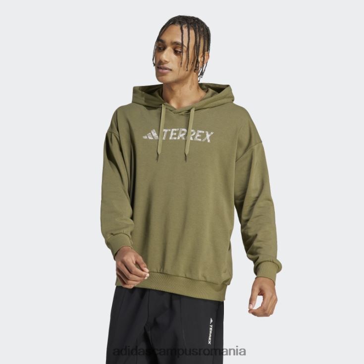 adidas campus romania hanorac terrex cu logo mare (gen neutru) olive unisex măsline J266N25984