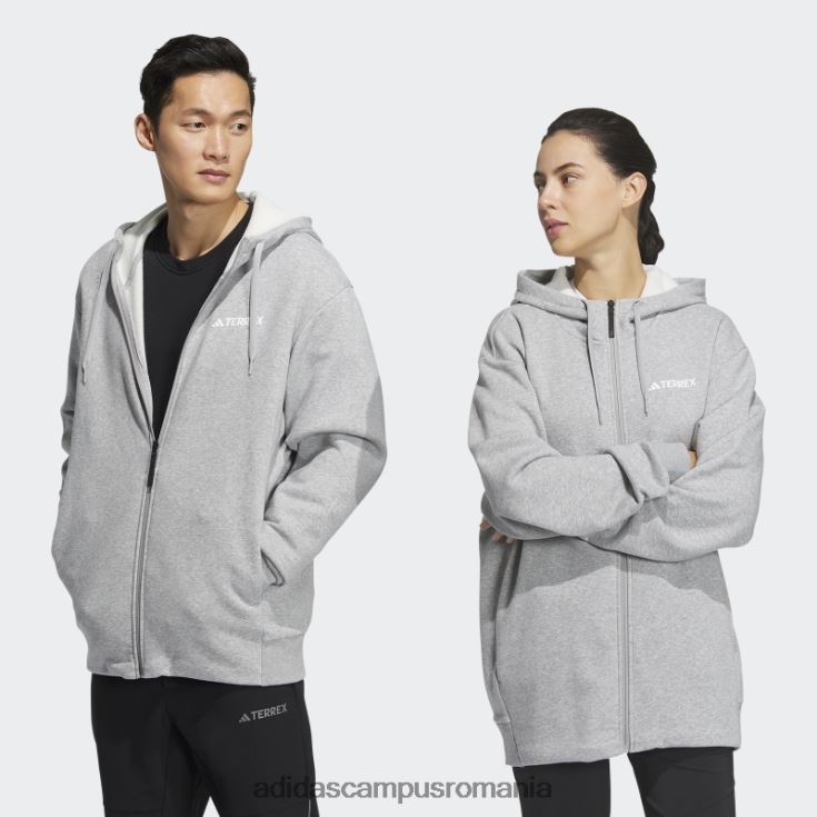 adidas campus romania jachetă din tricot gri mediu (neutru de gen) adidas unisex gri mediu J266N213755