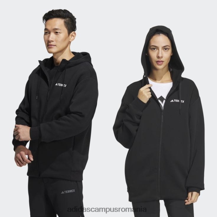 adidas campus romania jachetă neagră din tricot (neutru de gen) unisex negru J266N213618
