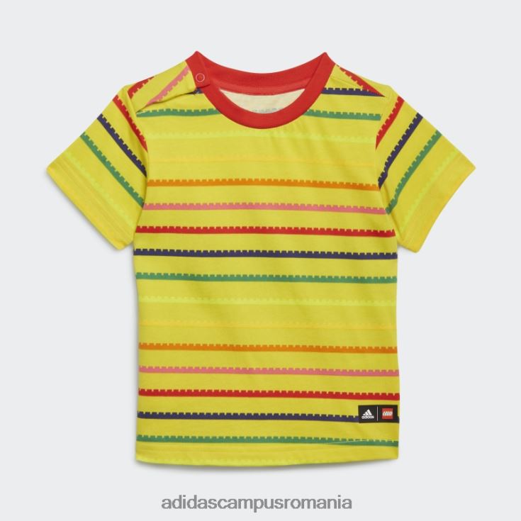 adidas campus romania Tricou galben x clasic Lego și pantaloni 3/4 la modă unisex galben rosu J266N218968