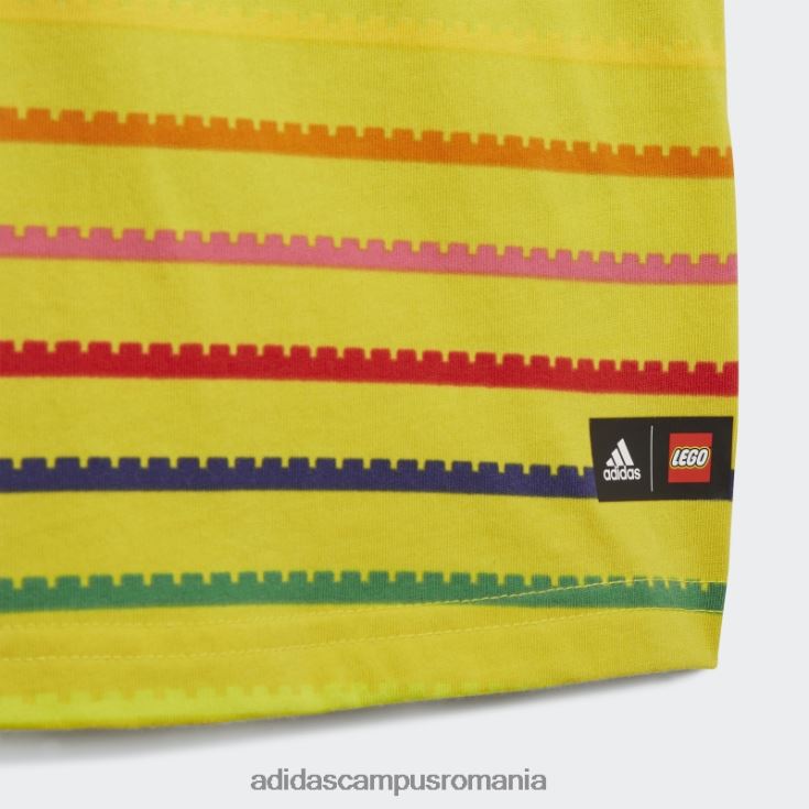 adidas campus romania Tricou galben x clasic Lego și pantaloni 3/4 la modă unisex galben rosu J266N218968