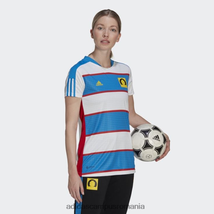 adidas campus romania blue tiro x lego home tricou fashion unisex albastru/alb/galben J266N222823