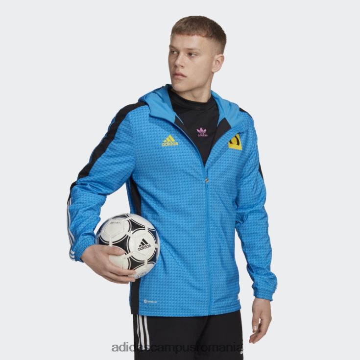 adidas campus romania blue tiro x lego windbreaker fashion unisex albastru/galben J266N215259