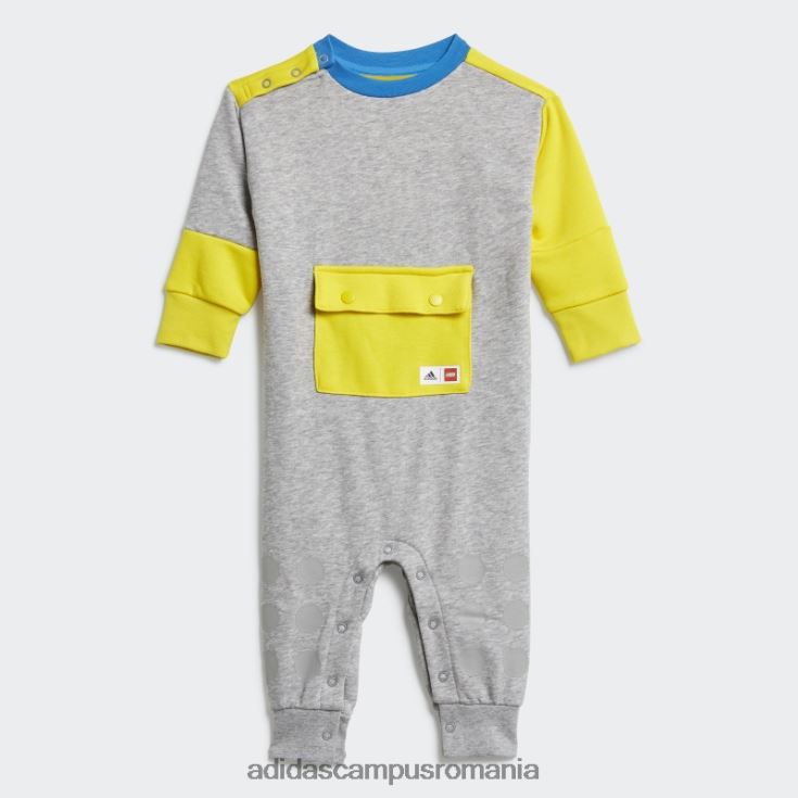 adidas campus romania body gri mediu x lego duplo unisex gri mediu/galben/albastru J266N219100