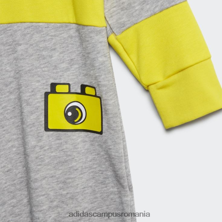 adidas campus romania body gri mediu x lego duplo unisex gri mediu/galben/albastru J266N219100
