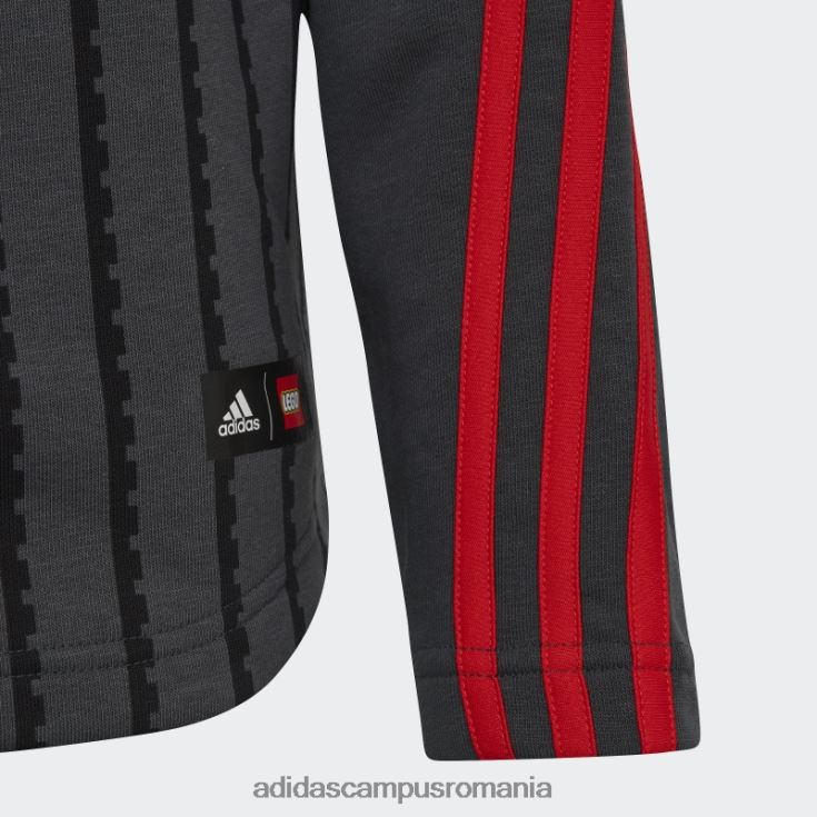 adidas campus romania cămașă lego clasică carbon x fierbinte unisex carbon/rosu J266N211602