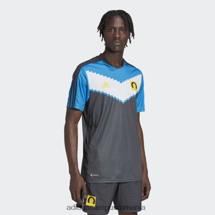 adidas campus romania carbon tiro x lego away tricou fierbinte unisex carbon/alb/galben J266N27170